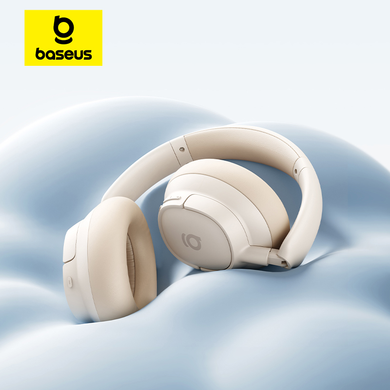 Anc Wireless Over Ear Headphones - Auriculares Inalámbricos Baseus ANC, 80H de