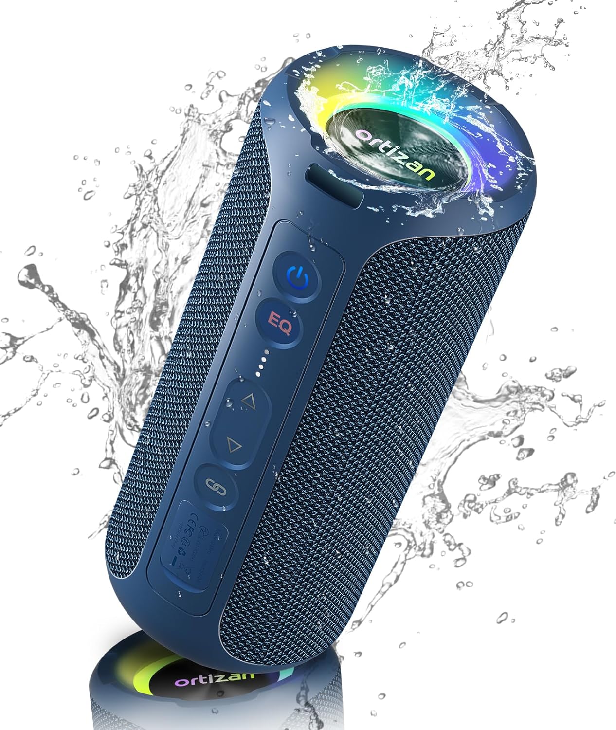 Portable Bluetooth Speaker Waterproof Ipx7 - Altavoz Bluetooth inalámbrico Ortizan con sonido