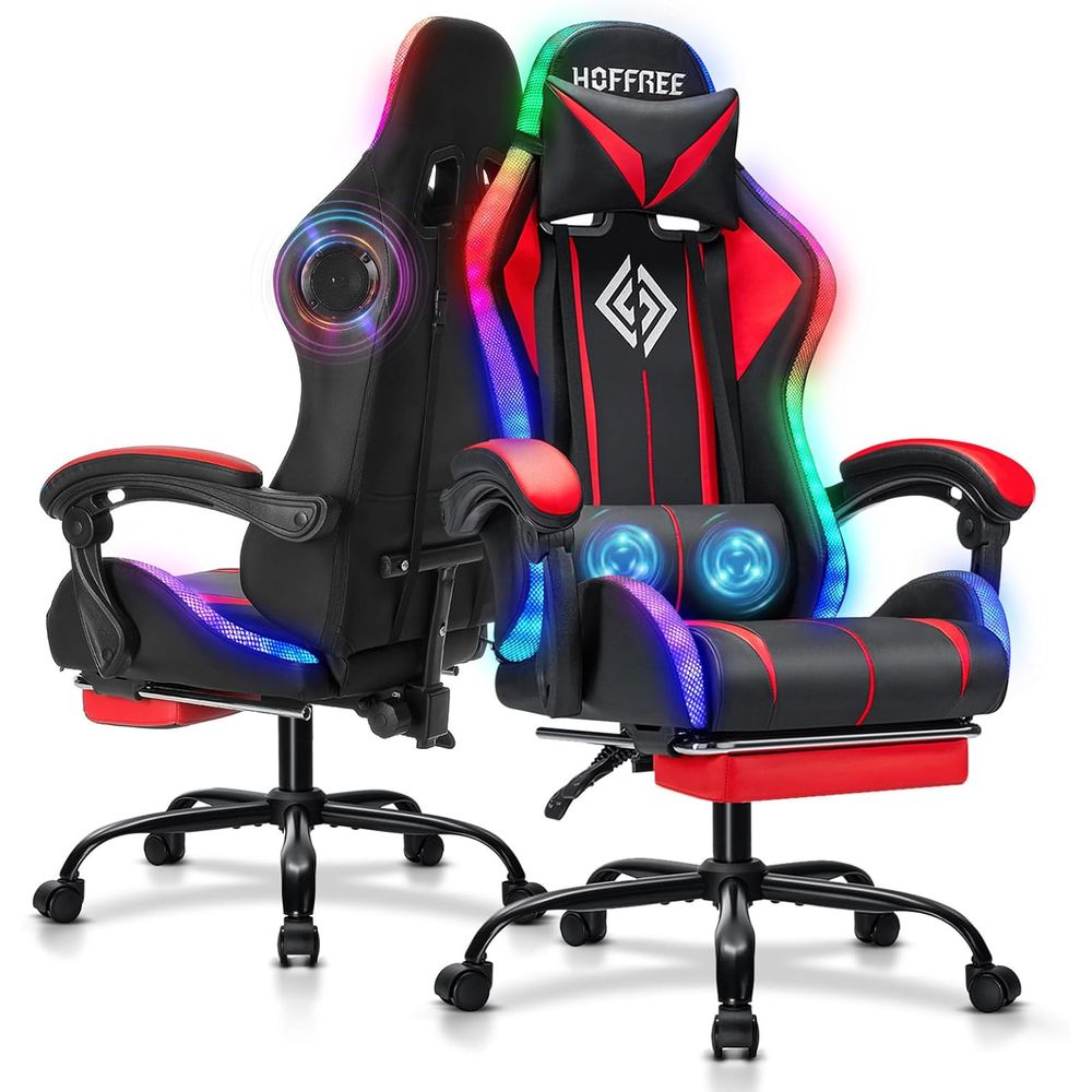 Speakers - Silla Gaming RGB con Altavoces Bluetooth