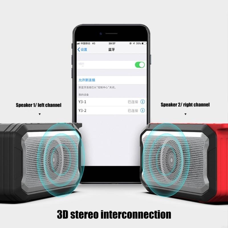 Altavoz inalámbrico Compatible - Portable Bluetooth Speaker Waterproof Ipx7 reseña y precio