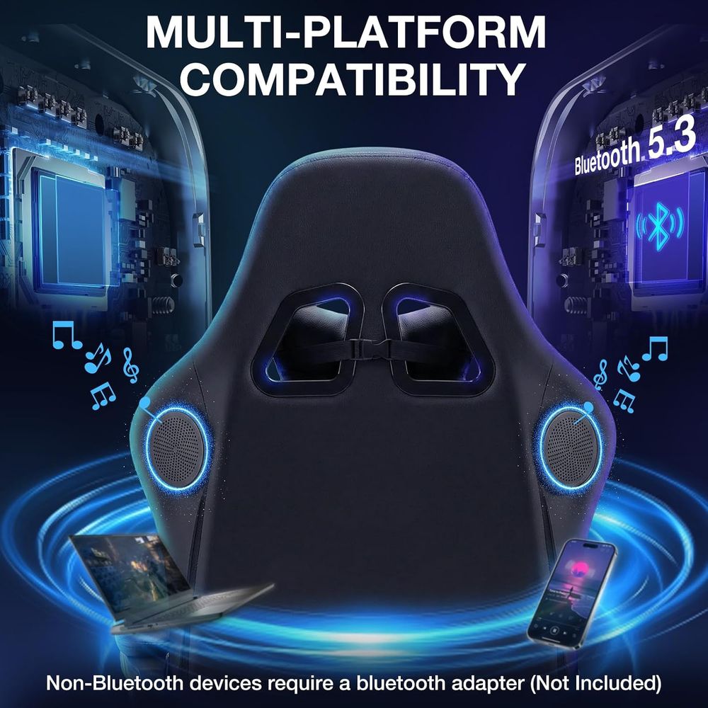 Silla Gaming RGB con Altavoces - Speakers reseña y precio