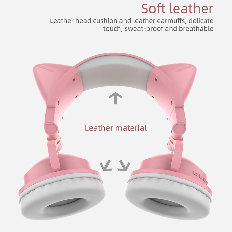 ZW068 auriculares Bluetooth lu - Cat Ear Bluetooth Headset Led reseña y precio