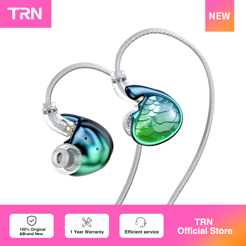 Auriculares TRN Mermaid 1BA+1D - Planar Magnetic Iem Earphones reseña y precio