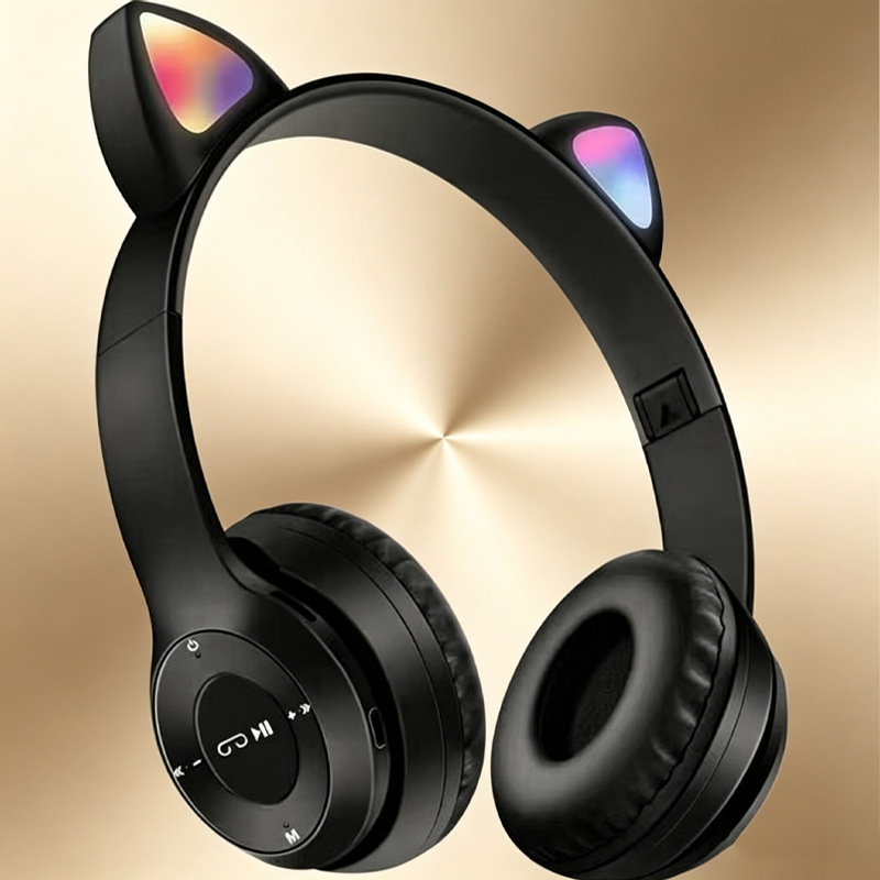P47M: auriculares Bluetooth 5. - Cat Ear Bluetooth Headset Led reseña y precio